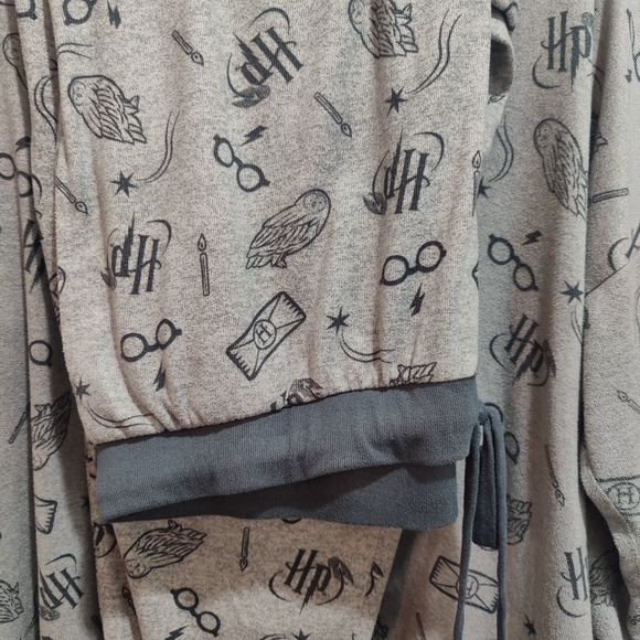 Harry Potter Plus Size Pajama Set Gray XXL - Picture 5 of 5